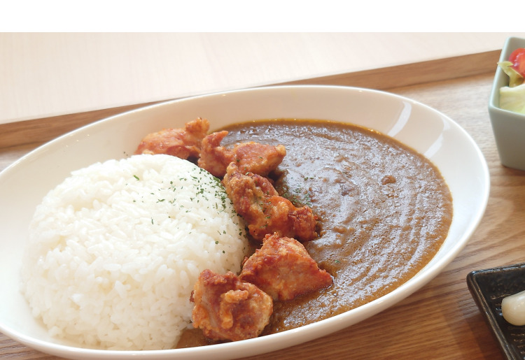 ▼唐揚げカレー
