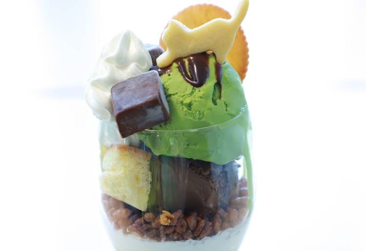 ▼チョコ抹茶パフェ