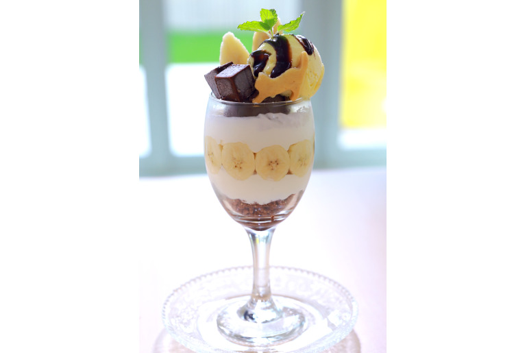 ▼チョコバナナパフェ